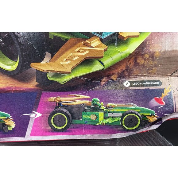 LEGO 71828 Ninjago Lloyd’s Pull-Back Race Car Building Set 306pcs Toy - Picture 9 of 13